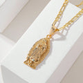 3D Mary Series Necklace Simple Stylish Daily Wear Religious Gift