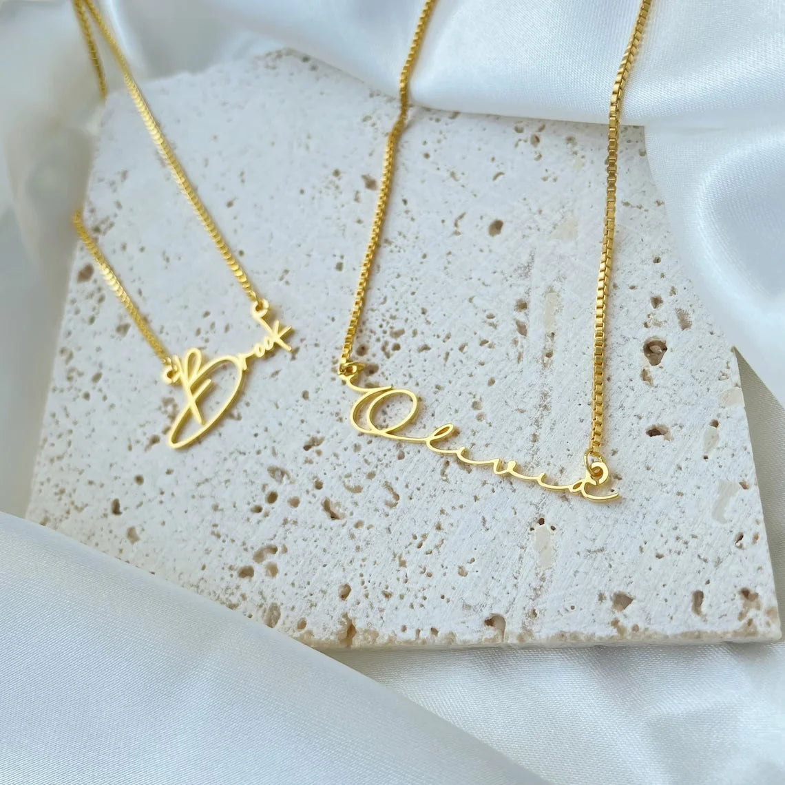 Elegant Personalized Name Necklace Gold Chain Birthday Gift
