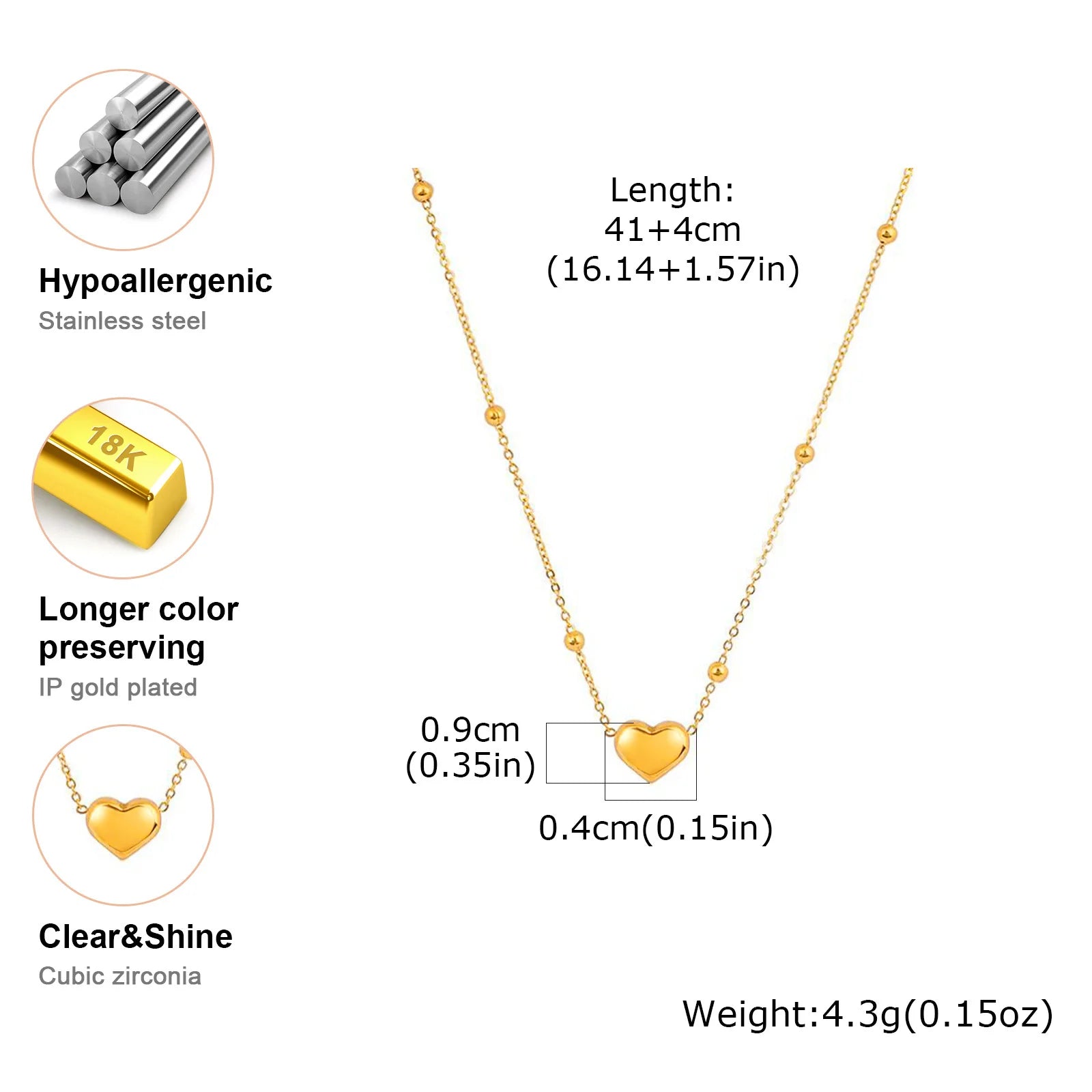 Heart Pendant Snake Chain Necklace Twisted Choker Women