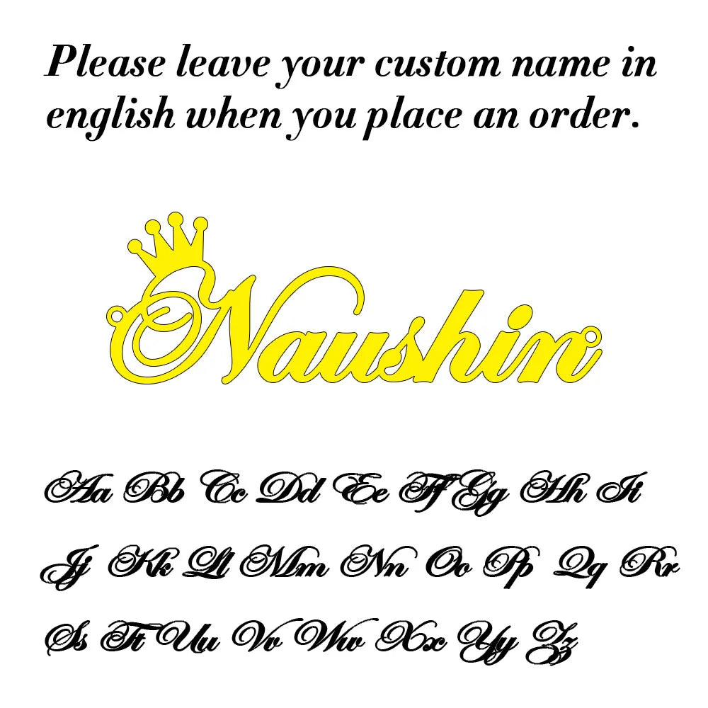 Elegant Personalized Name Necklace Gold Chain Birthday Gift