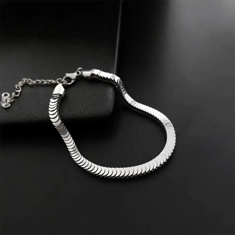 Roman Numerals Bracelet Stainless Steel Luxury Fashion Women Jewelry