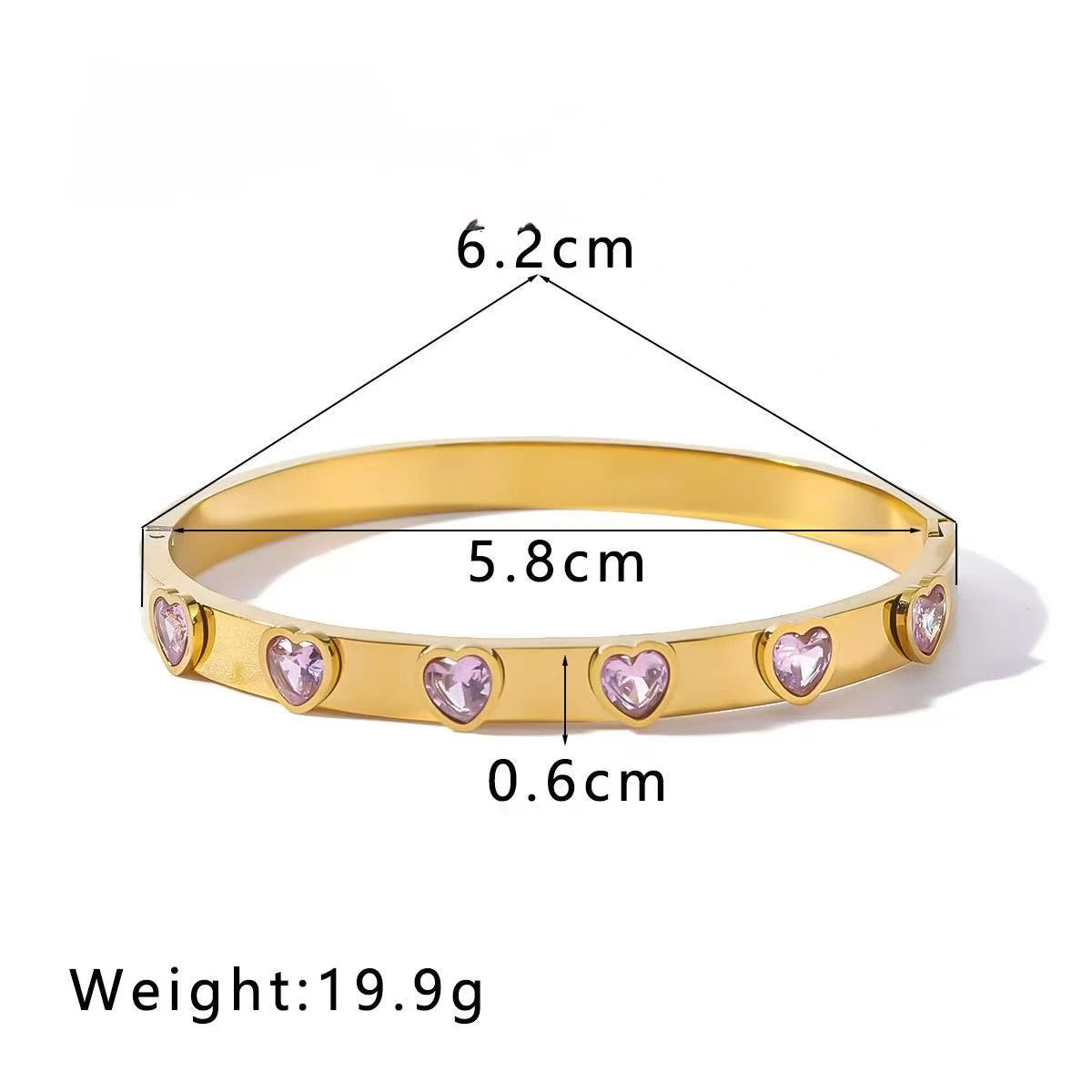 Punk Gold Bangles Stainless Steel Bracelets Bohemian Trendy Unisex