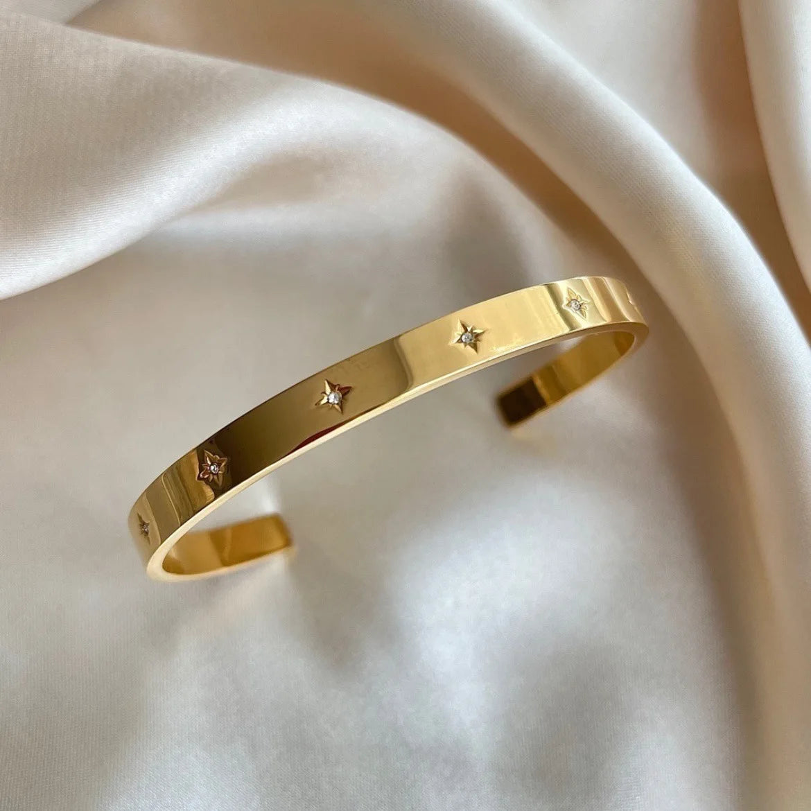 Punk Gold Bangles Stainless Steel Bracelets Bohemian Trendy Unisex