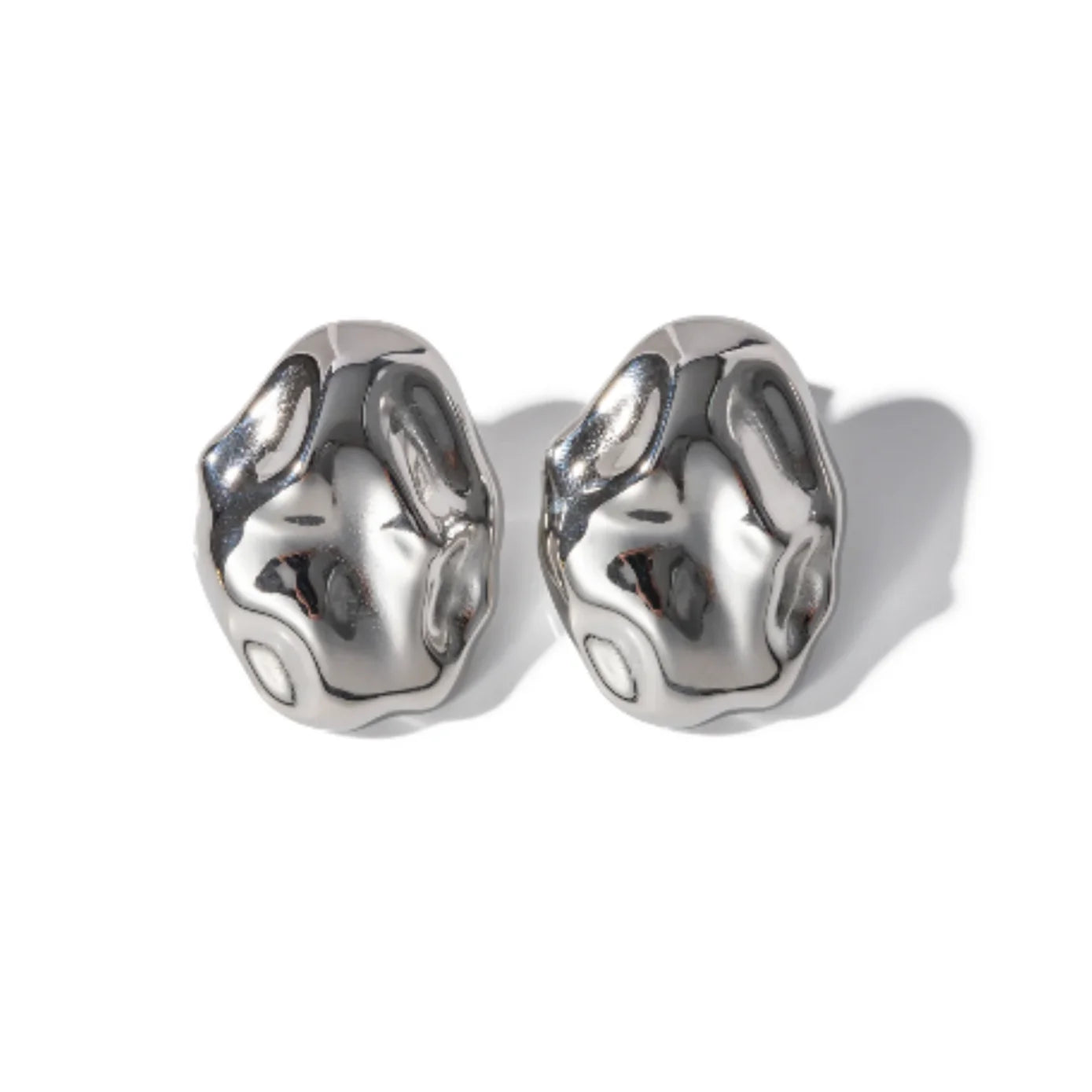Minimalist Square Earrings Irregular Design Women Jewelry