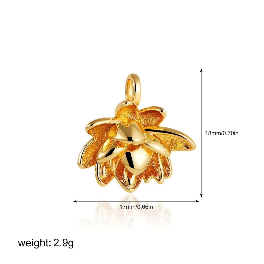Gold Moon Star Sun Evil Eye Charms Stainless Steel DIY Jewelry