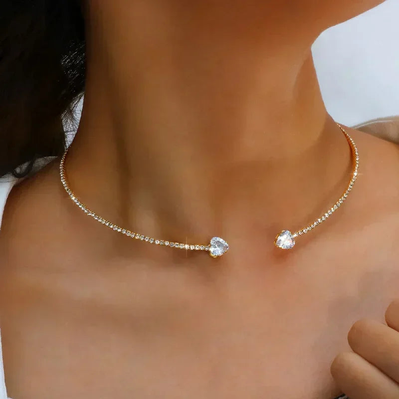 925 Sterling Silver Three Layer Necklace Simple Strip Pendant Women