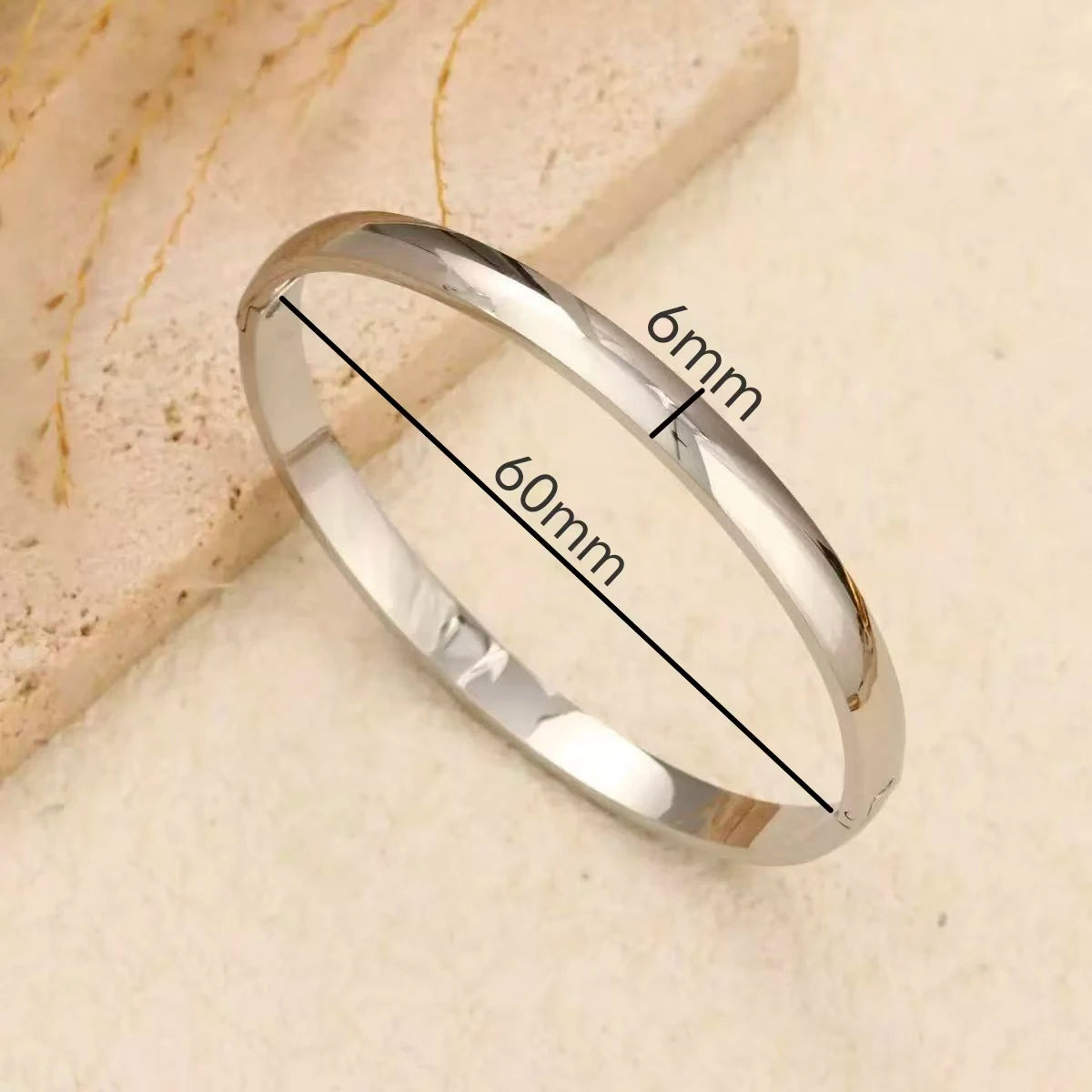 Punk Gold Bangles Stainless Steel Bracelets Bohemian Trendy Unisex