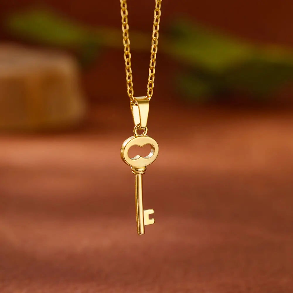 Stylish Layered Heart Necklace 316L Steel Goth Choker for Women