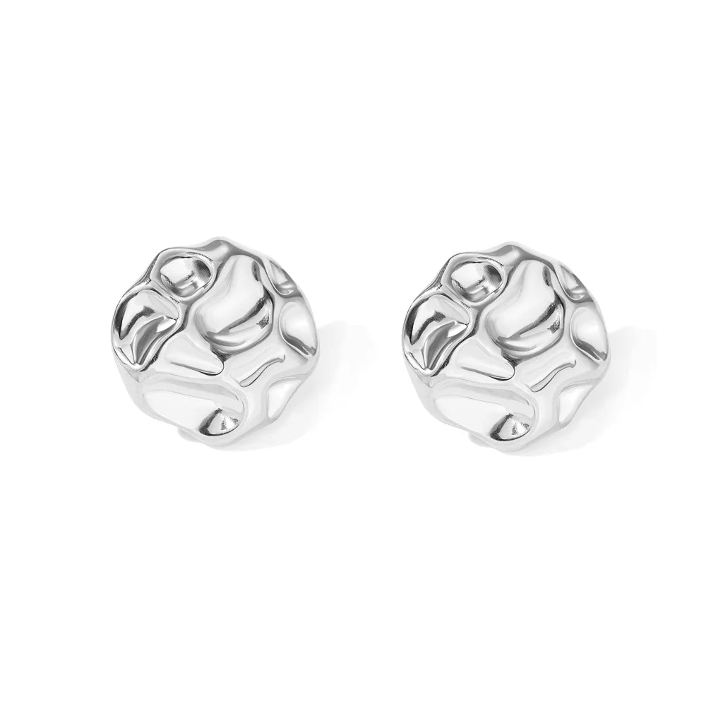 Minimalist Square Earrings Irregular Design Women Jewelry