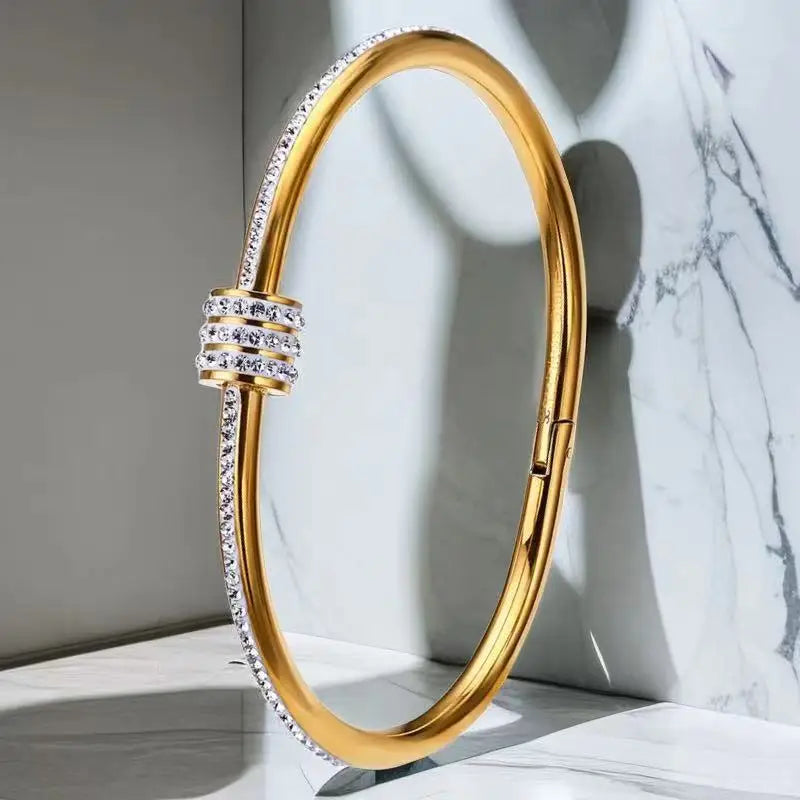 Roman Numerals Bracelet Stainless Steel Luxury Fashion Women Jewelry