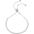 Elegant Gold Tennis Bracelet Cubic Zirconia Adjustable Jewelry