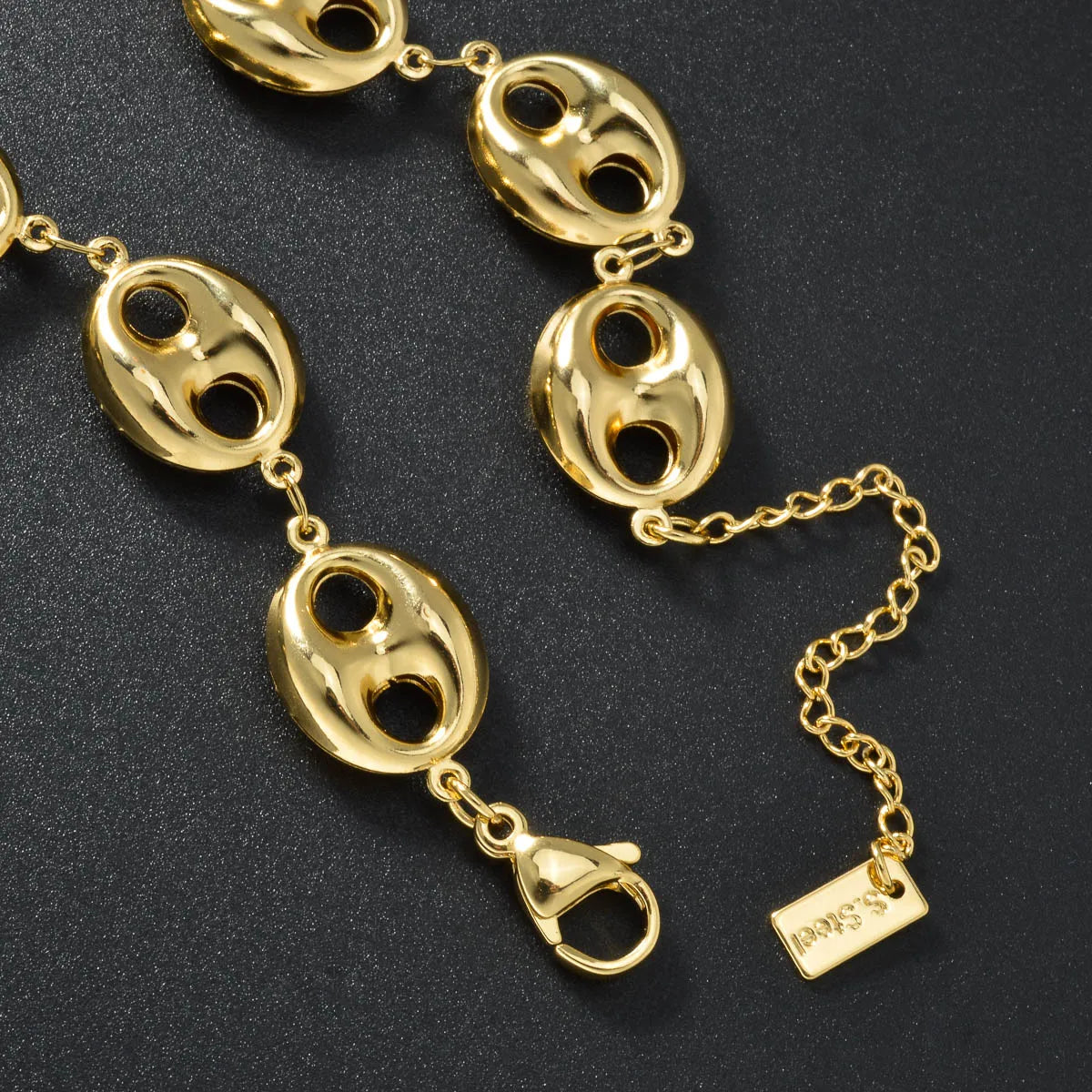 5mm Cuban Link Chain Necklace Stainless Steel Gold Silver Unisex
