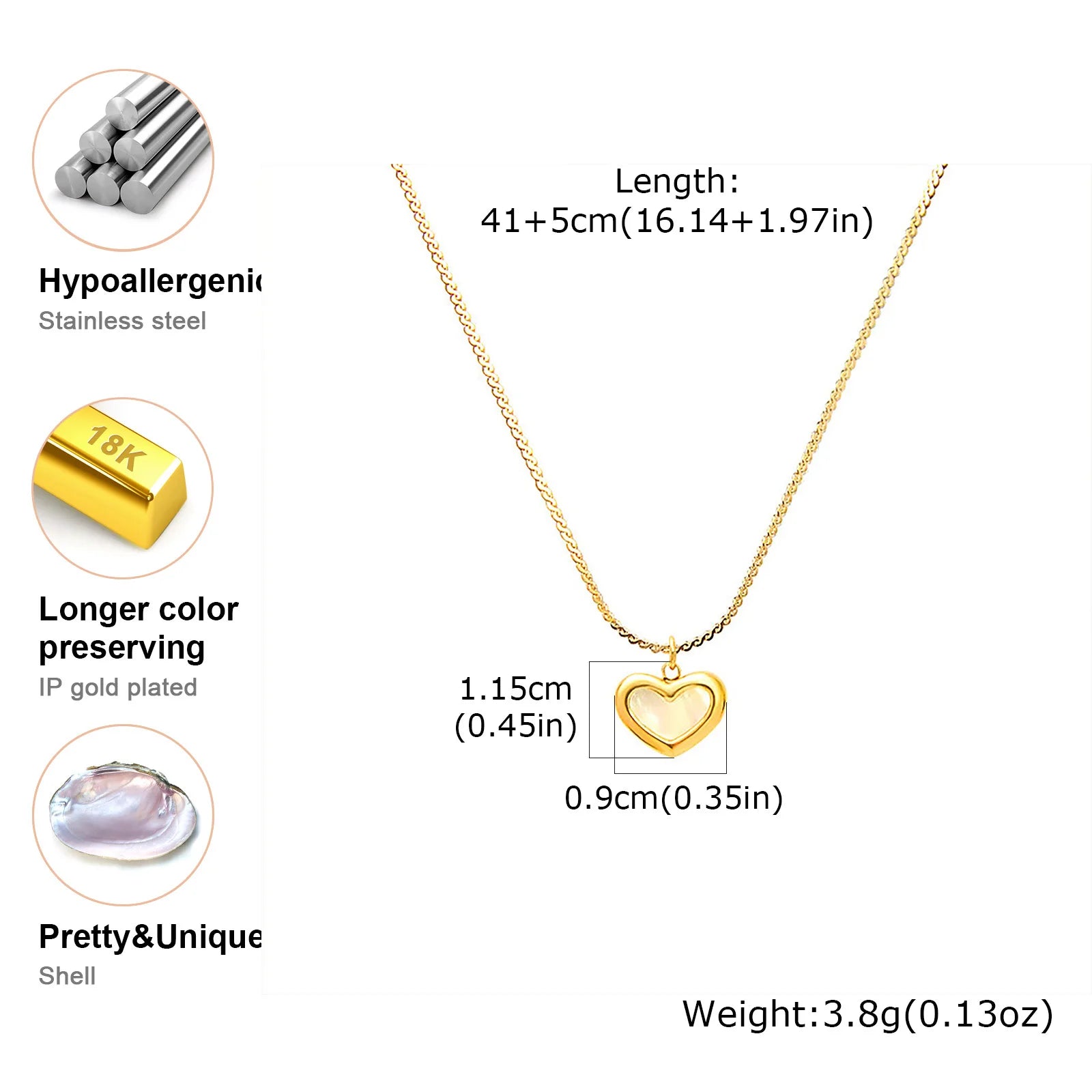 Heart Pendant Snake Chain Necklace Twisted Choker Women