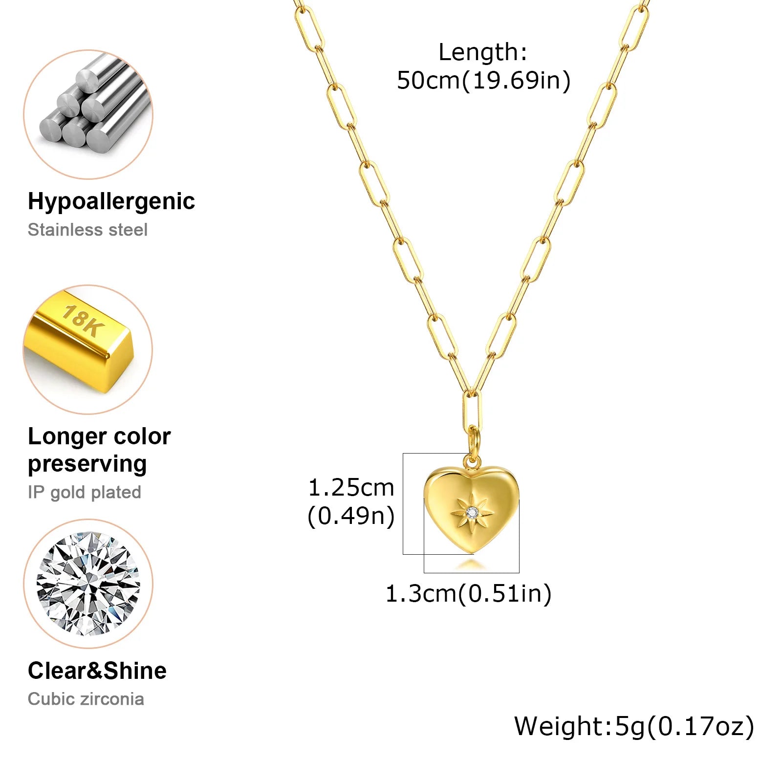 Heart Pendant Snake Chain Necklace Twisted Choker Women