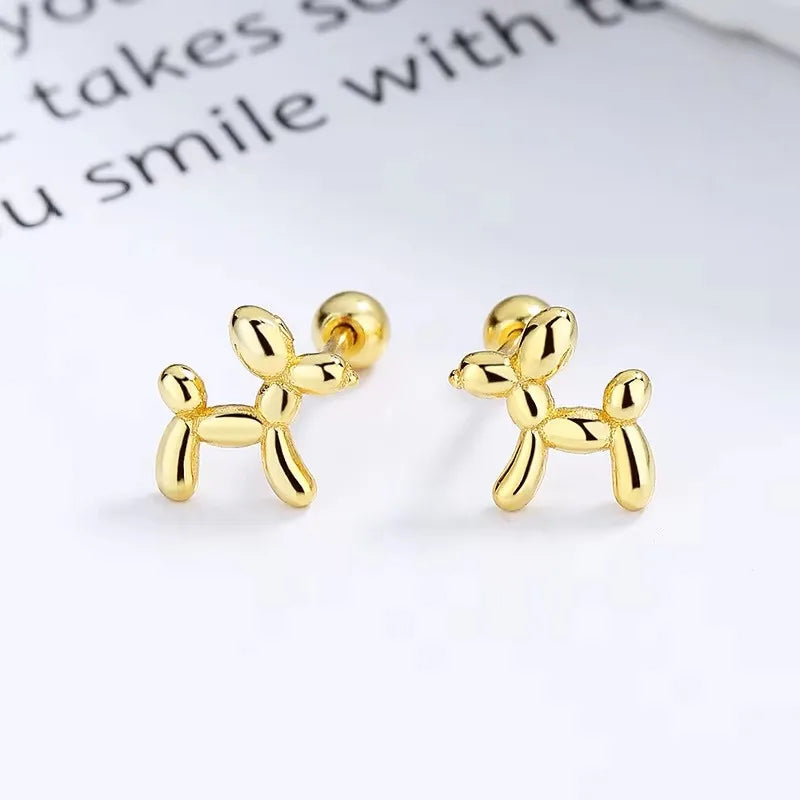 Minimalist Heart Stud Earrings Hypoallergenic Women