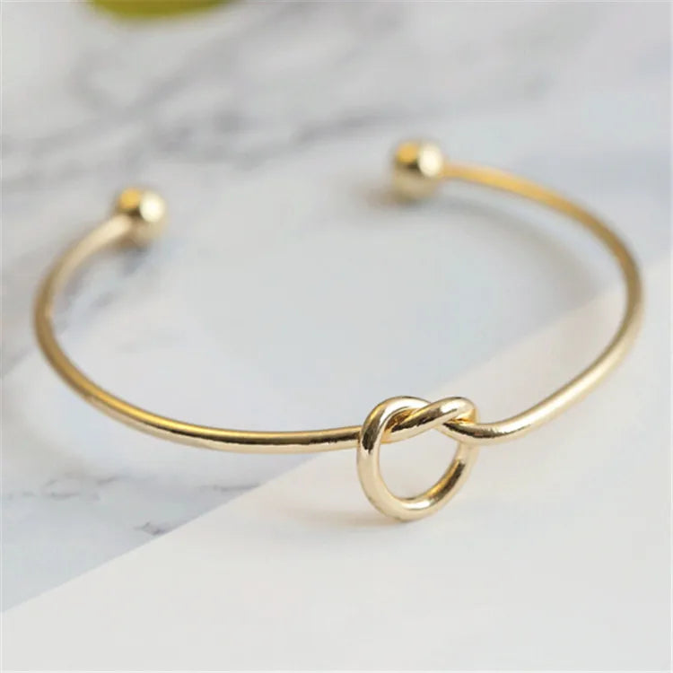 Gothic Woven Bracelet Stainless Steel Vintage Statement Jewelry