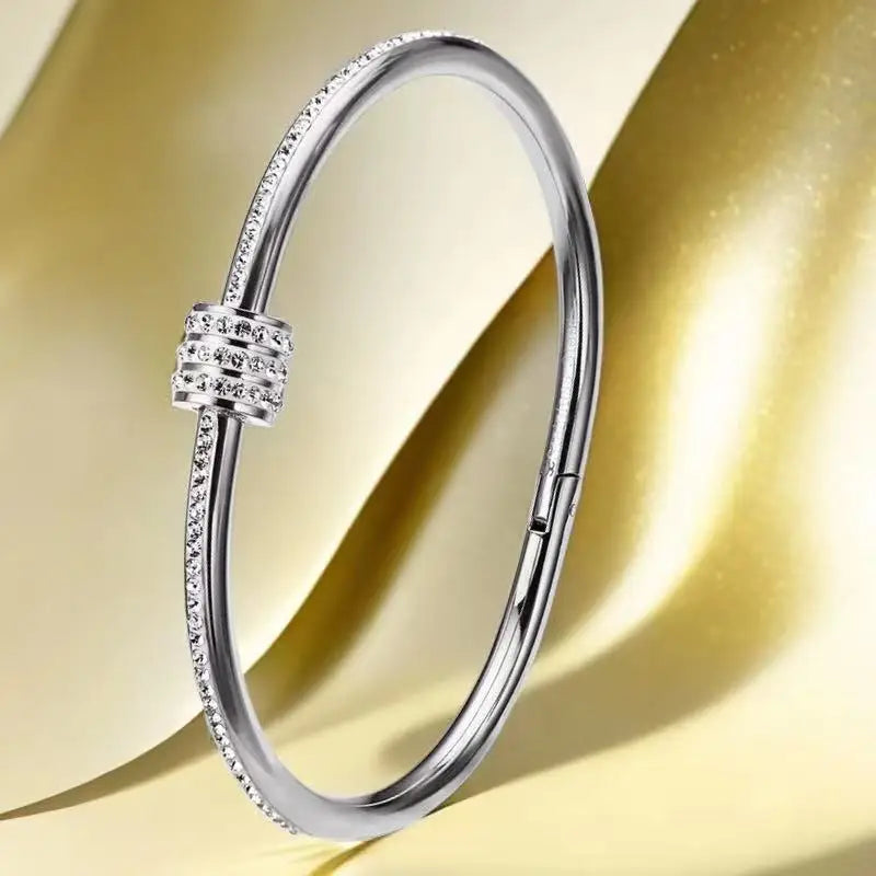 Roman Numerals Bracelet Stainless Steel Luxury Fashion Women Jewelry