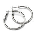 10pcs Stainless Steel Hoop Earrings Gold Big Circle DIY Accessories