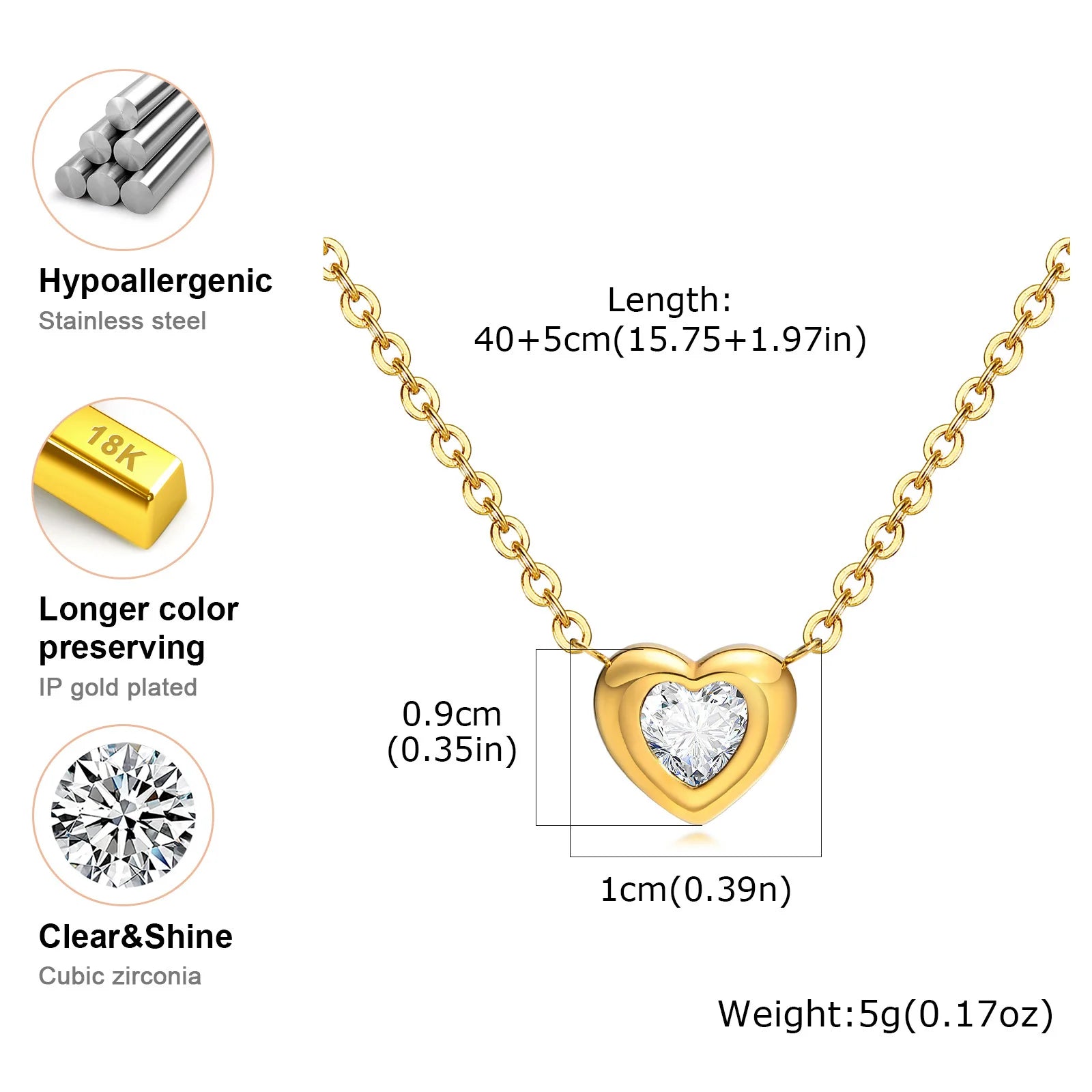 Heart Pendant Snake Chain Necklace Twisted Choker Women