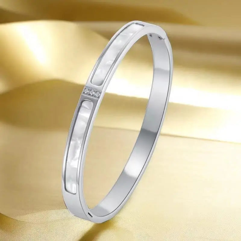 Roman Numerals Bracelet Stainless Steel Luxury Fashion Women Jewelry