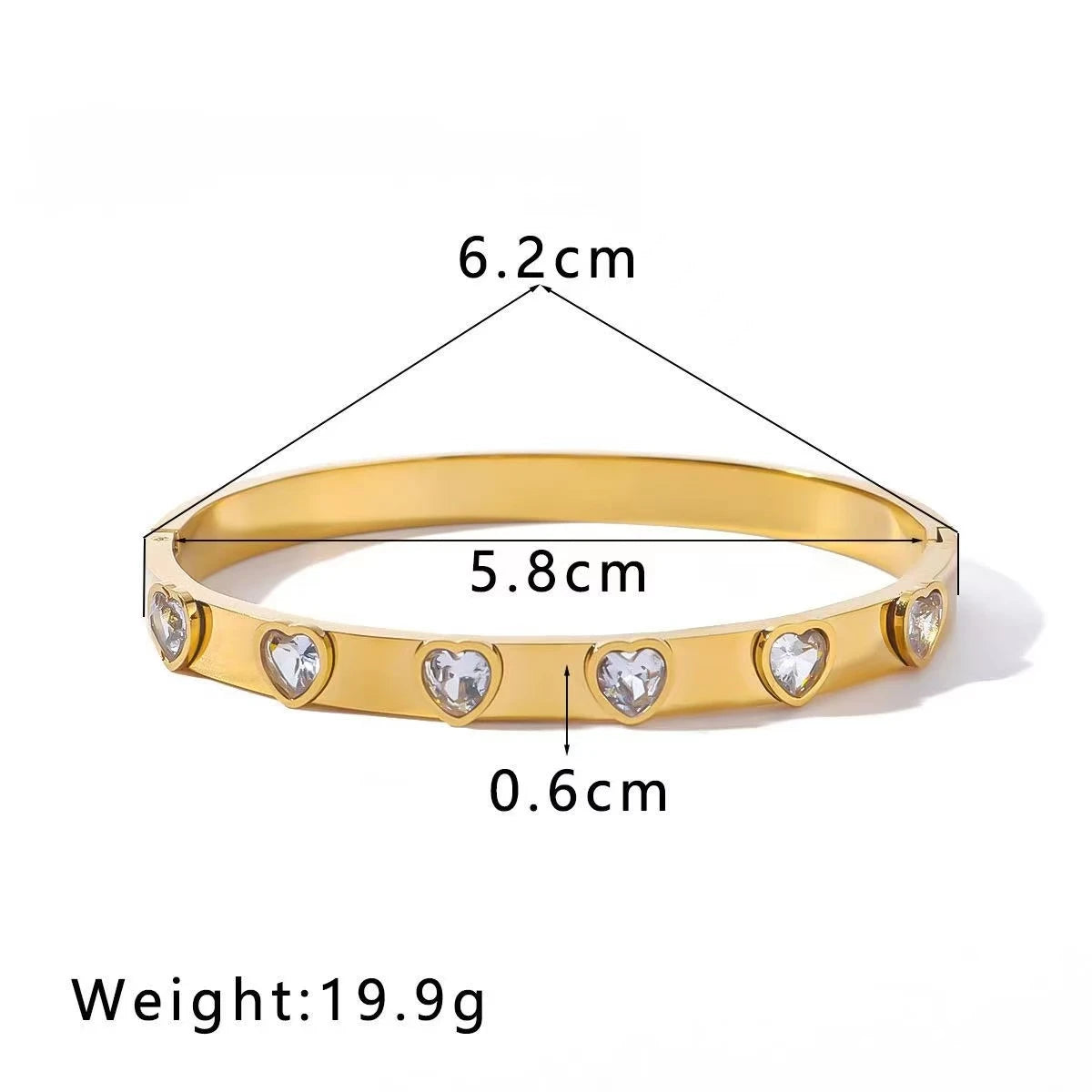 Punk Gold Bangles Stainless Steel Bracelets Bohemian Trendy Unisex