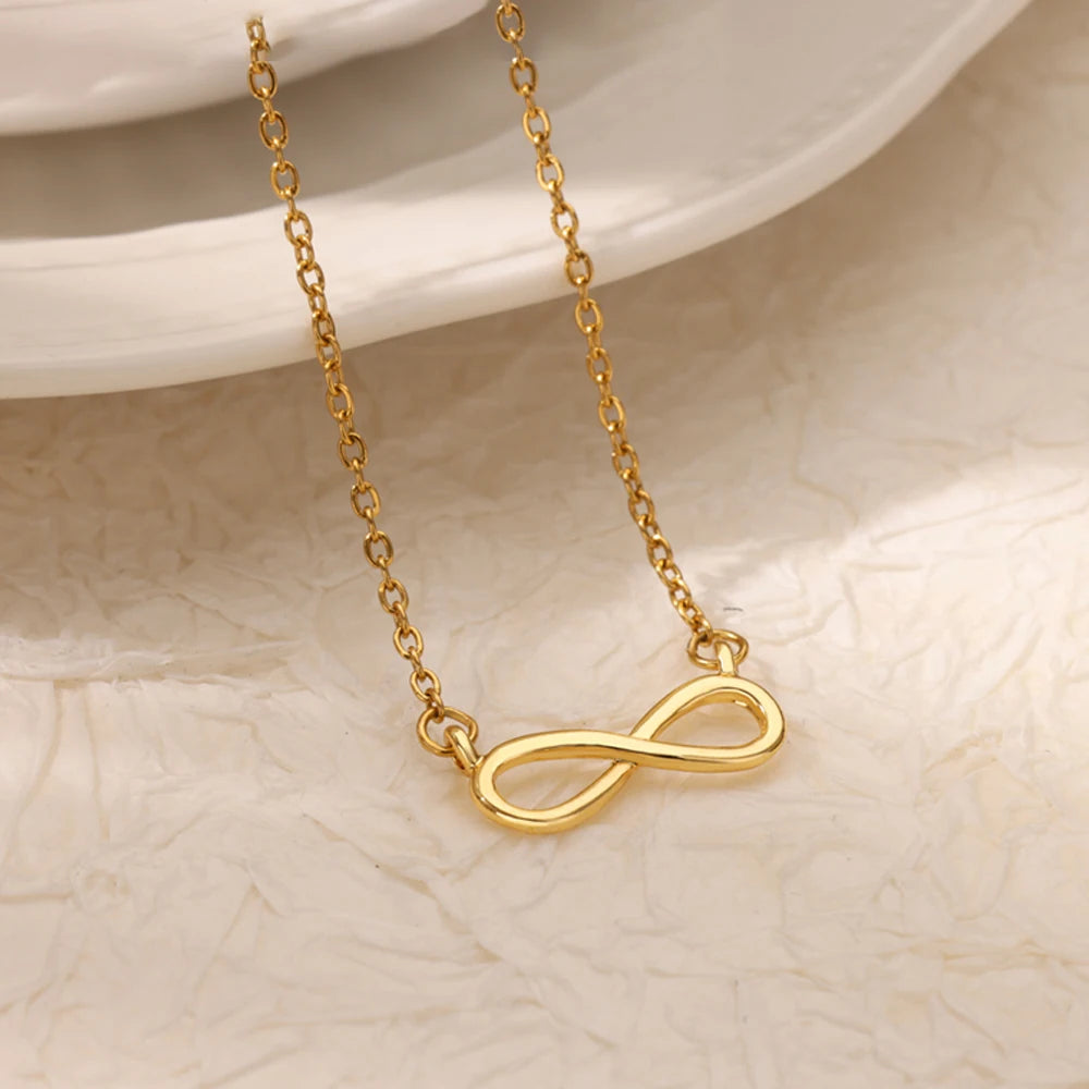 Stylish Layered Heart Necklace 316L Steel Goth Choker for Women