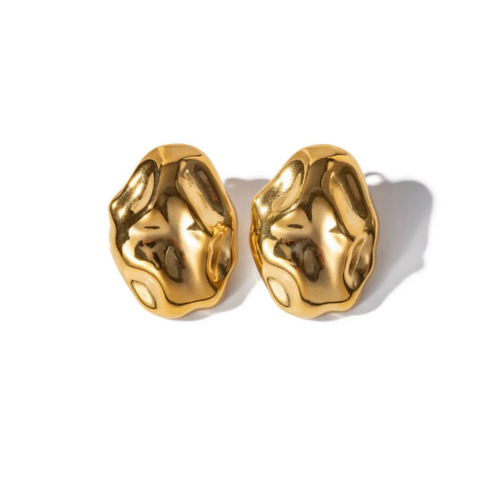 Minimalist Square Earrings Irregular Design Women Jewelry