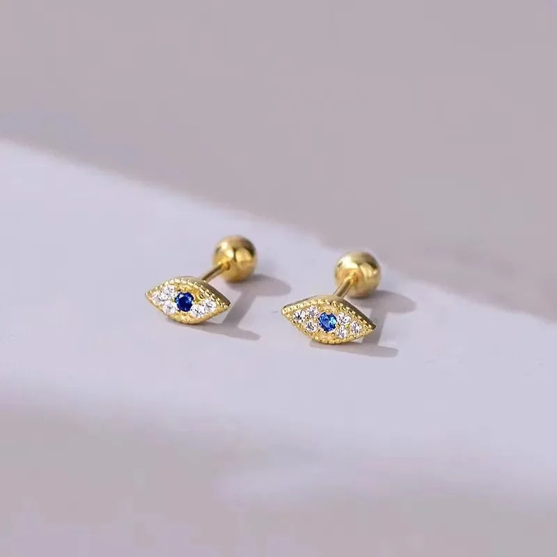Minimalist Heart Stud Earrings Hypoallergenic Women