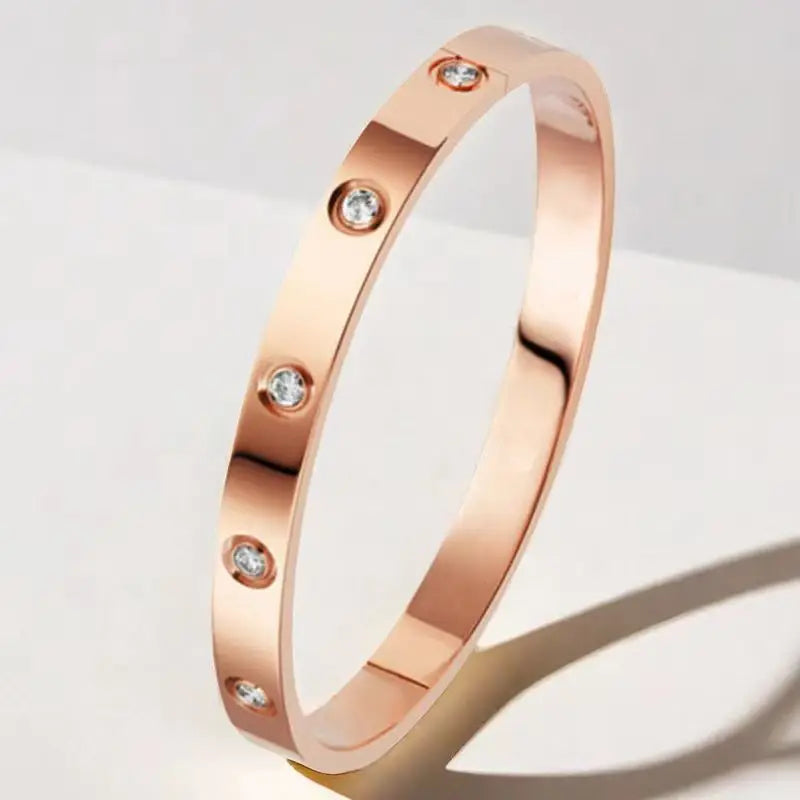 Roman Numerals Bracelet Stainless Steel Luxury Fashion Women Jewelry