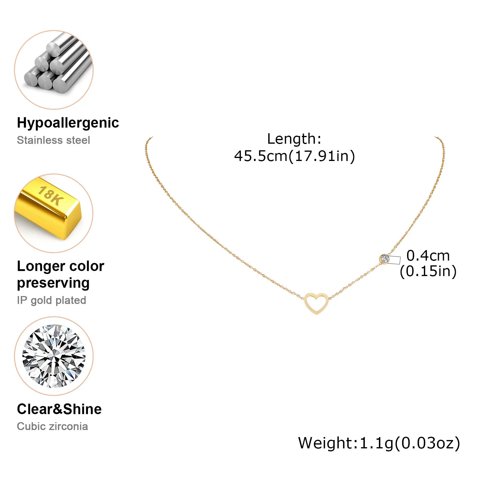 Heart Pendant Snake Chain Necklace Twisted Choker Women