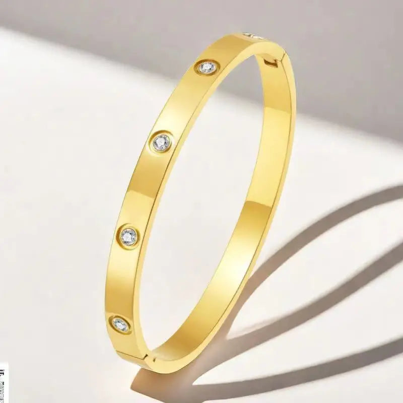 Roman Numerals Bracelet Stainless Steel Luxury Fashion Women Jewelry