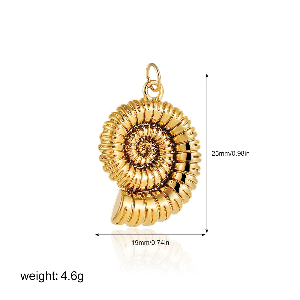 Gold Moon Star Sun Evil Eye Charms Stainless Steel DIY Jewelry