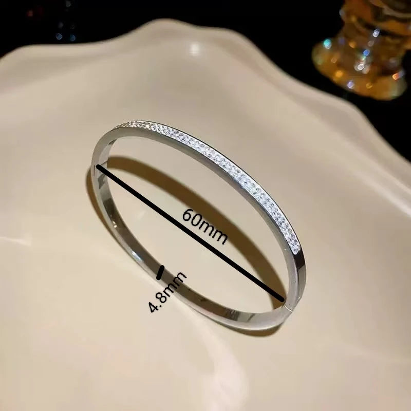 Punk Gold Bangles Stainless Steel Bracelets Bohemian Trendy Unisex
