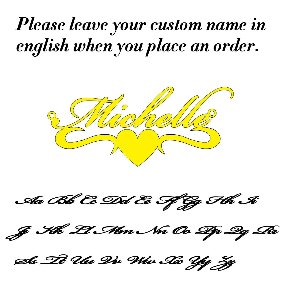Elegant Personalized Name Necklace Gold Chain Birthday Gift