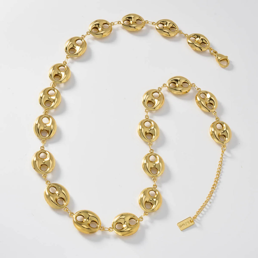 5mm Cuban Link Chain Necklace Stainless Steel Gold Silver Unisex