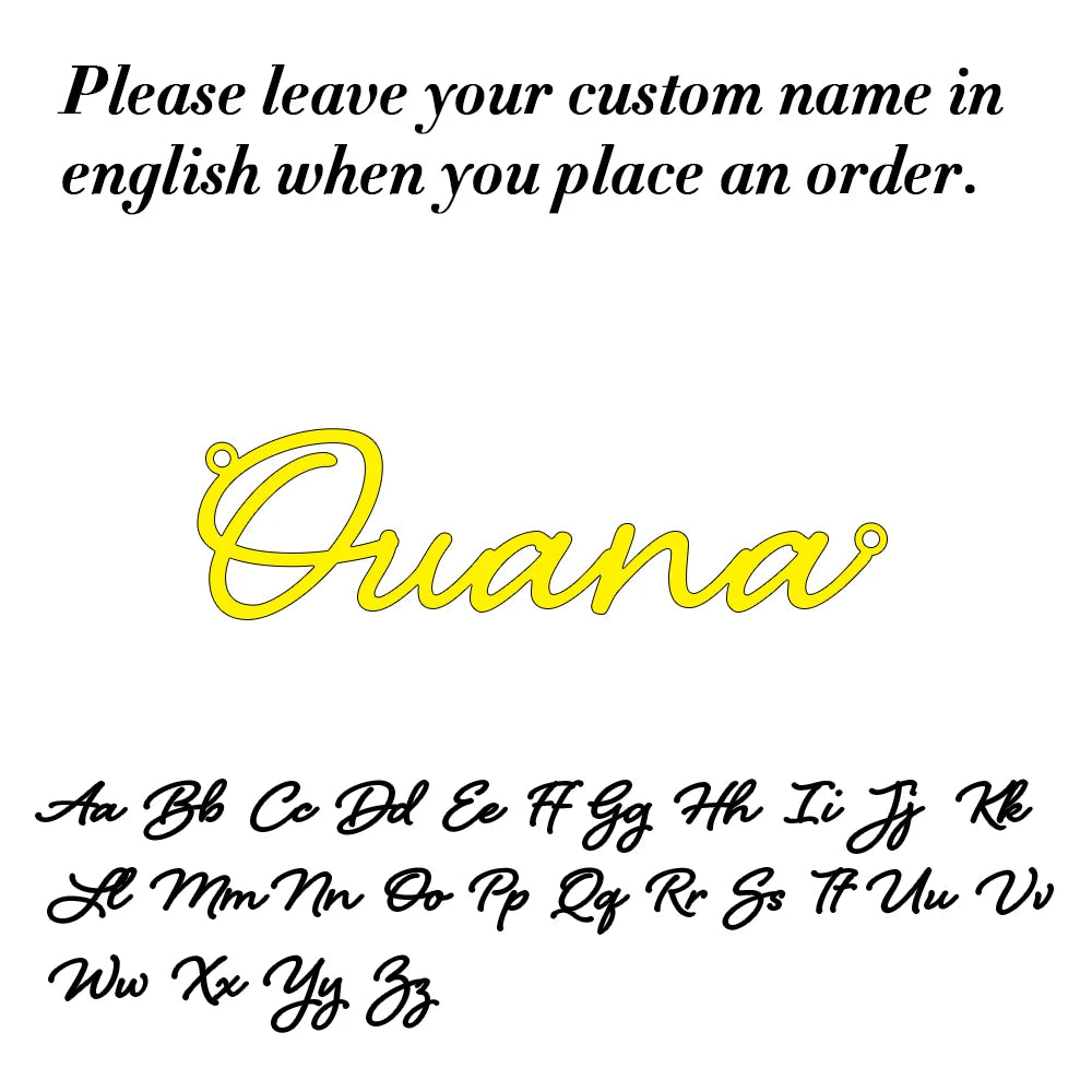 Elegant Personalized Name Necklace Gold Chain Birthday Gift