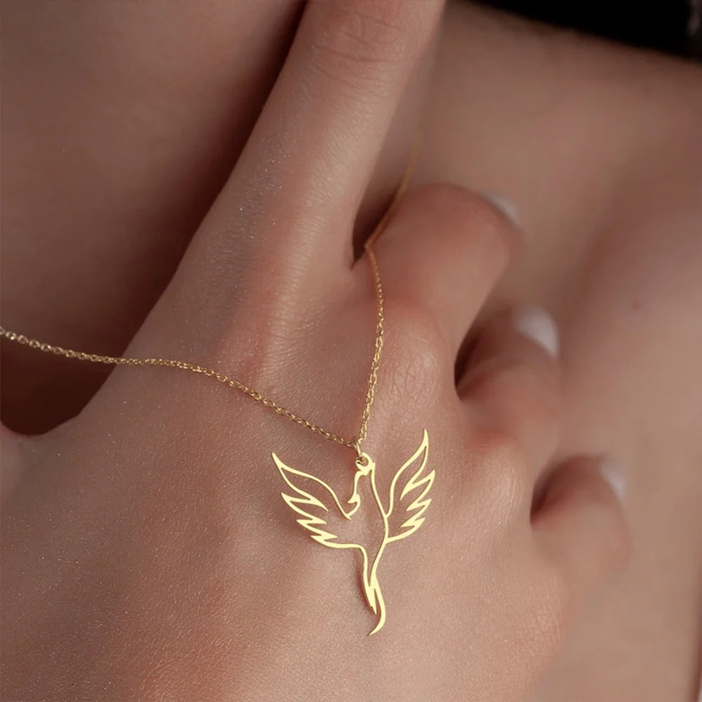 Exquisite Phoenix Necklace Symbol of Rebirth Strength Jewelry