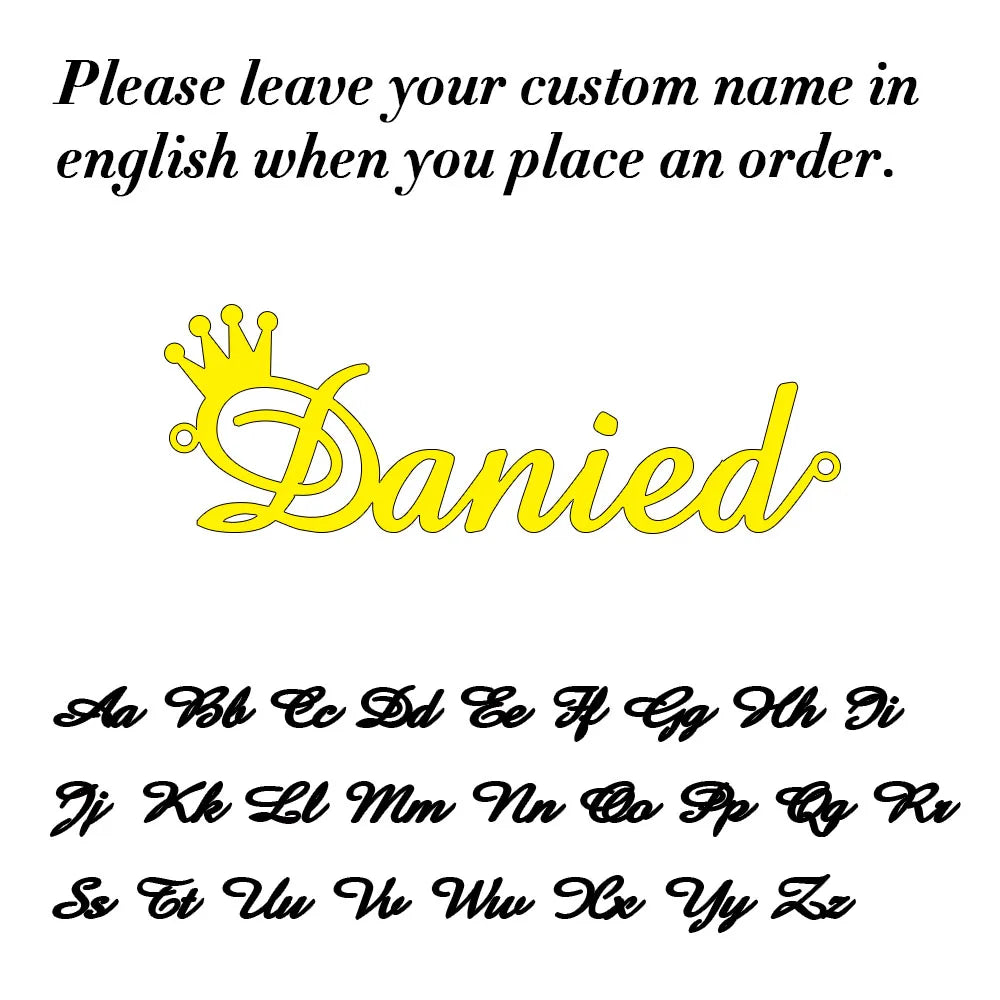 Elegant Personalized Name Necklace Gold Chain Birthday Gift